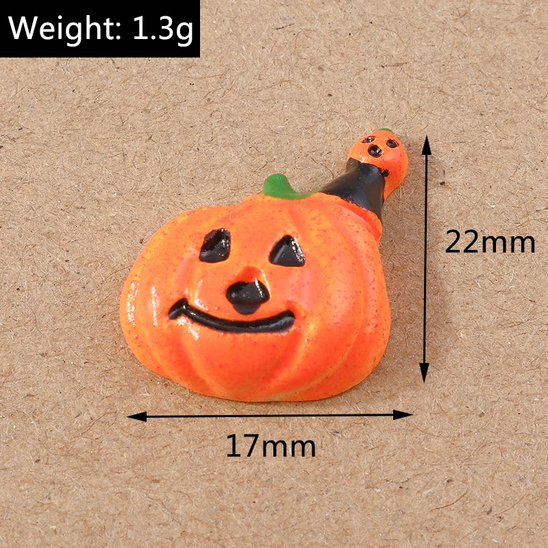 10 teile/los mischen niedlichen Halloween Tier flachen Rücken Harz Cabochons Scrap booking DIY handgemachten Schmuck Handwerk Dekoration Zubehör – Detail 5
