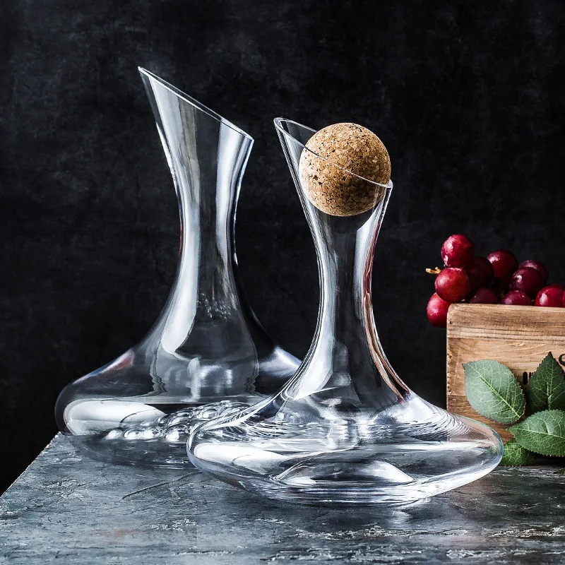

Household, sealed crystal glass decanter, wine dispenser