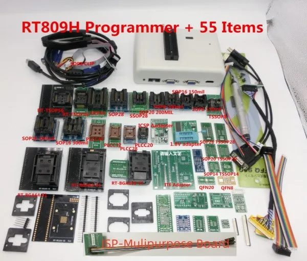 مبرمج EMMC-nflash ، محول ، أصلي ، RT809H ، RT809HSE ، BGA48 ، BGA63 ، BGA64 ، BGA169 ، TSOP48 #5