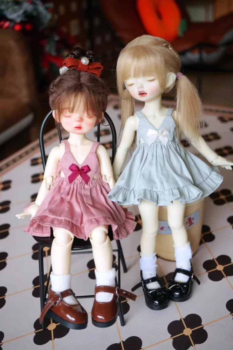 

BJD Doll accessories suitable for 1/6 size hollow halter bow skirt doll accessories