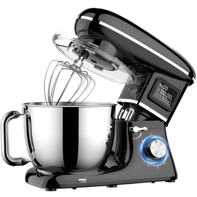

Cross-Border Stand Mixer with Screen Display Multifunctional Home Dough Mixer in Stock Kitchen Chef Machine