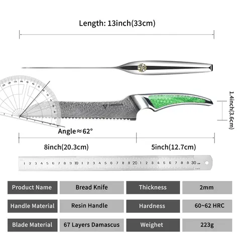 8 best sales दमिश्क चाकू मूल - №2
