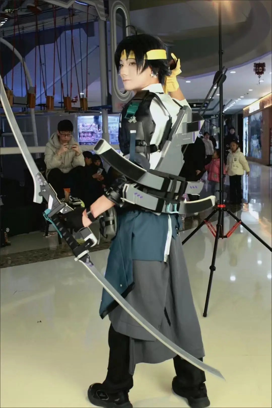 Harumasa Cos Bow and Arrow Sheath Weapons Prop Game Zenless Zone Zero Cosplay Prop Halloween Christmas Party Accessories Prop