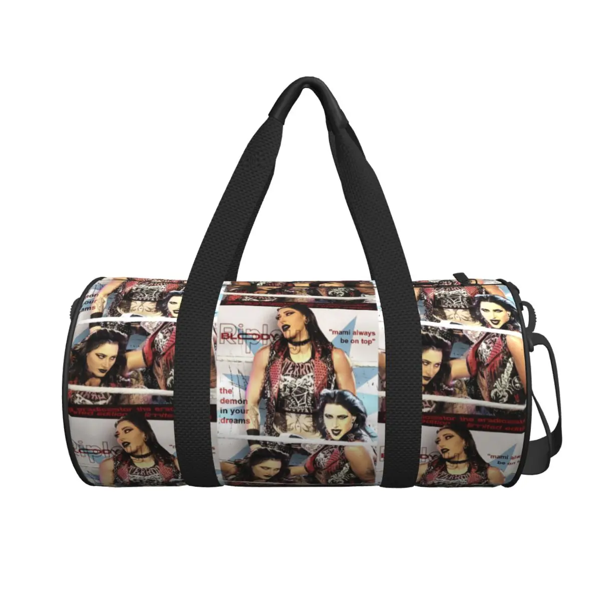 

WWE Rhea Ripley Large Duffle Gym Bag Waterproof Duffle Travel Bags Handbags Fitness bag