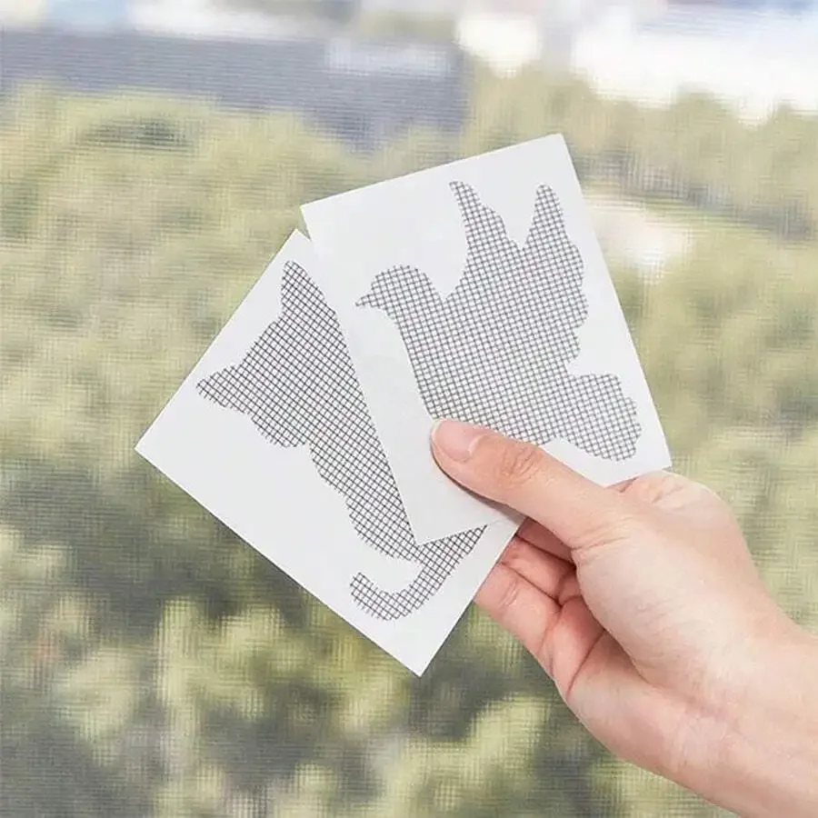 

5/10pcs Door Window Screen Repair Patch Set, Sliding Pet Mesh Screen Door Repair Patches, Strong Adhesive Screen Repair