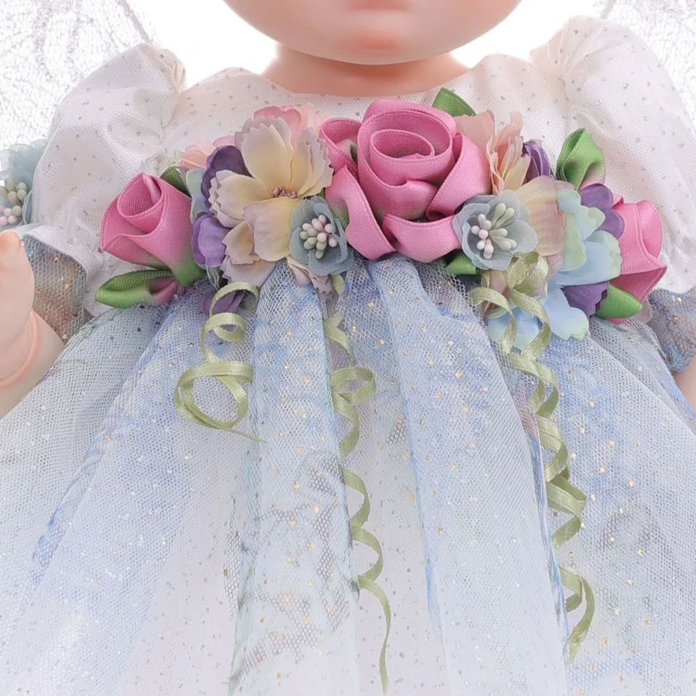 Cloveray Original 20 inch Full Body Vinyl Realistic BJD Doll Super Cute Flower Fairy Vinyl Doll High-quality Handmade Artwork
