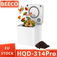 BEECO HQD-314Pro Kitchen Composter 3.3L Capacity Turning Waste into Natural Fertilizer Built-in UVC Light Child Lock LCD Screen