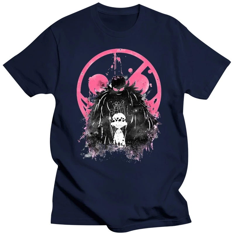 3D Print Donquixote Doflamingo T shirt  Art Tee Men Funny Top Design For Boy O-neck Homme Tee Shirt 100% Cotton Tees