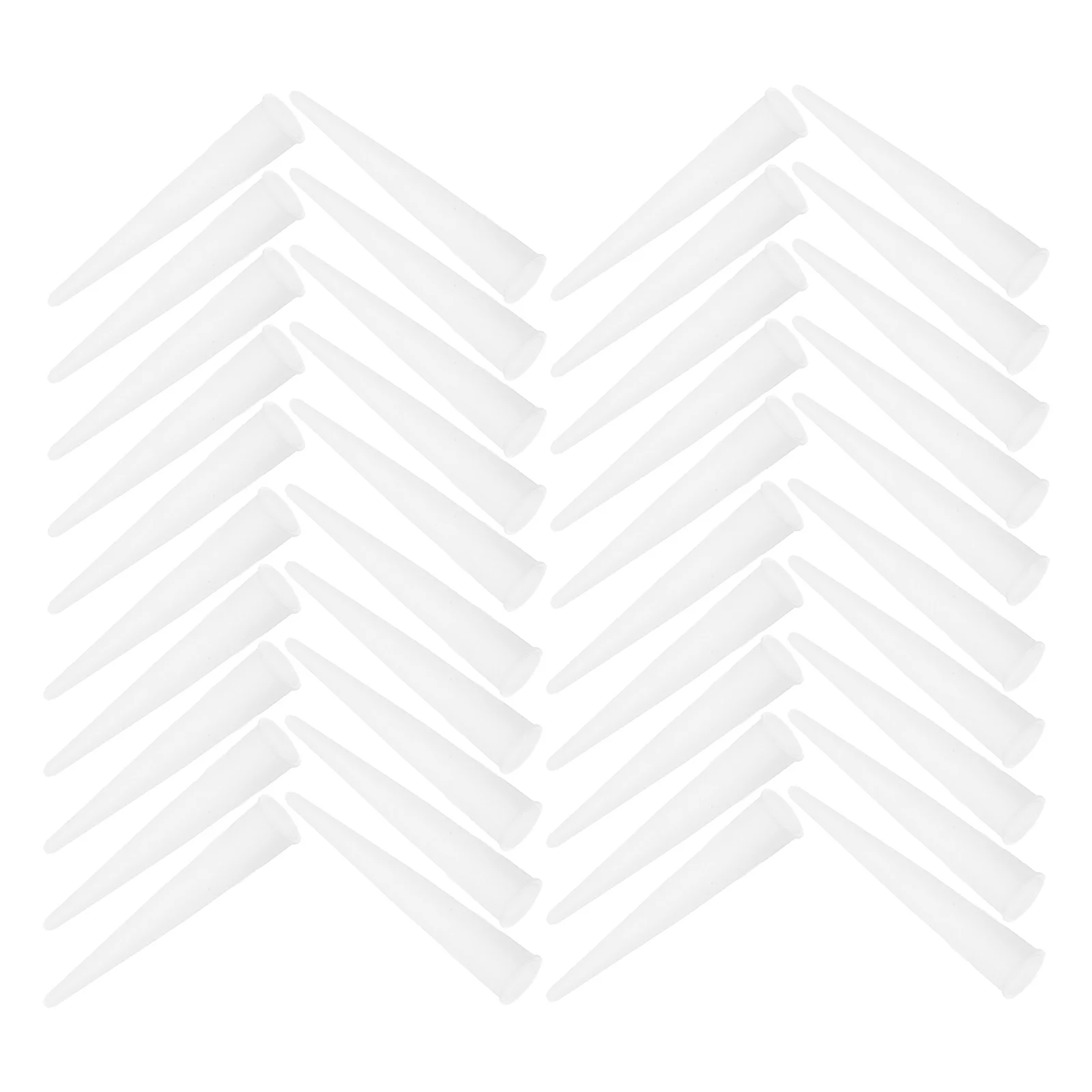 

60pcs Glass Glue Heads Caulk Nozzle Tips Sealant Tool Kit Plastic Caulking Applicator Finishing Tools DIY Home Repair