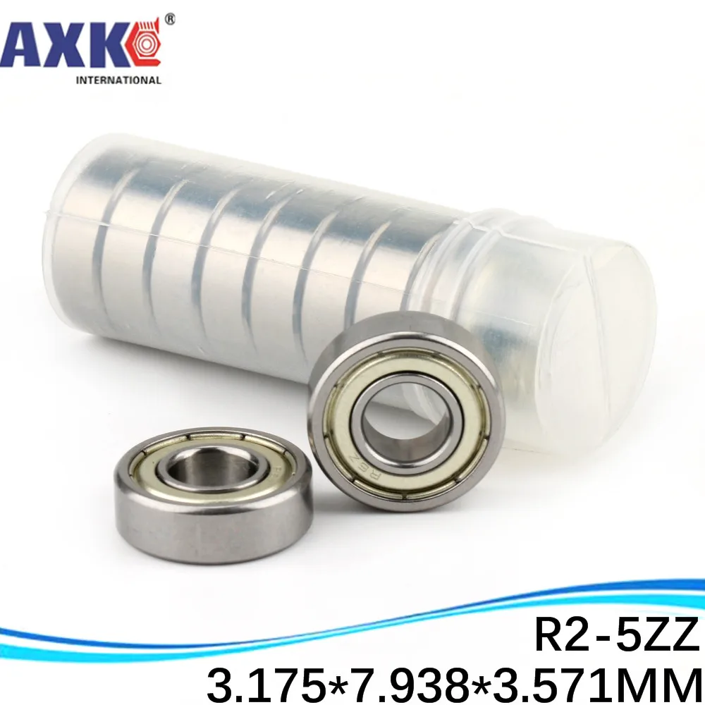 

High Quality R2-5ZZ shielded bearing inch series 1/8"x 5/16"x 9/64" inc 3.175*7.938*3.571 mm miniature shielded ball bearing