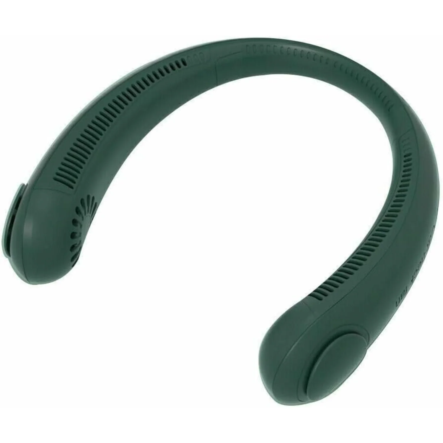 พัดลมแขวนคอ USB ไร้ใบ, พัดลมไร้ใบพัดแบบแฮนด์ฟรี, พัดลมส่วนตัวแบบพกพาแบบชาร์จไฟได้ - สีขาว