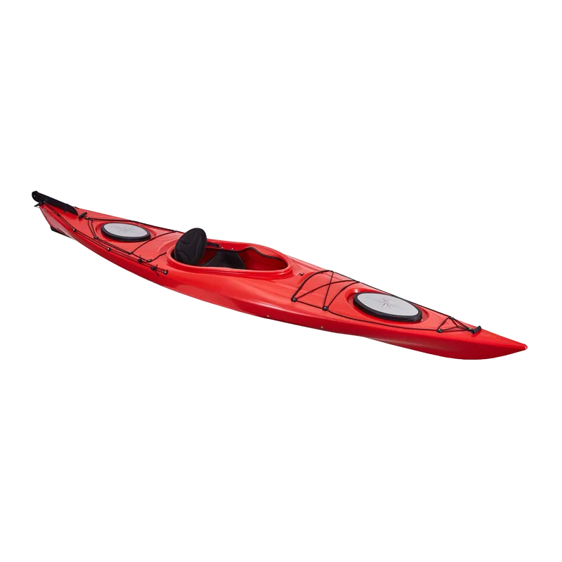 16ft 2-Person Sit-In Plastic Kayak, New Design Ocean Touring Canoe