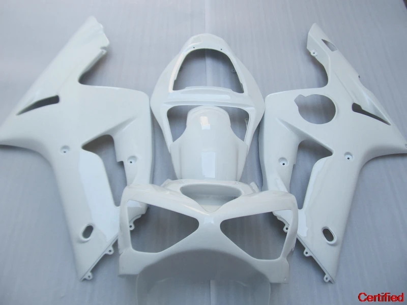 

ZXMT Fairing Kits 100% Fit For Kawasaki NINJA ZX 6R 2003 2004 Fairings Zx6r 03 04 All White Bodywork Sets JX55