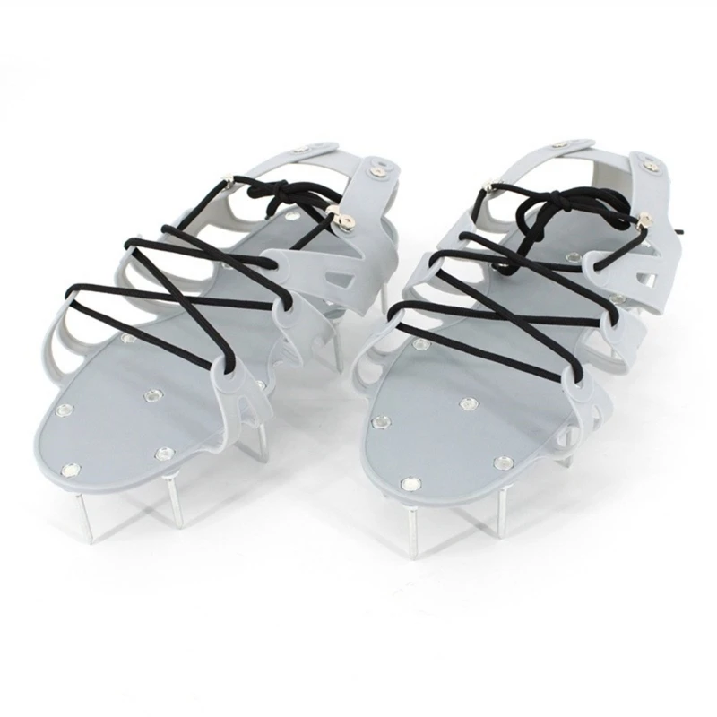 芝生エアレーターサンダル多機能芝生エアレーターシューズ効果的な土壌エアレーションとガーデニングの快適さのための調節可能なネイルシューズ