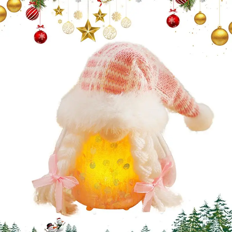 

Winter Tabletop Christmas Decorations Christmas Gnomes Decor Faceless Santa Design Christmas Figurines For room Bookshelves