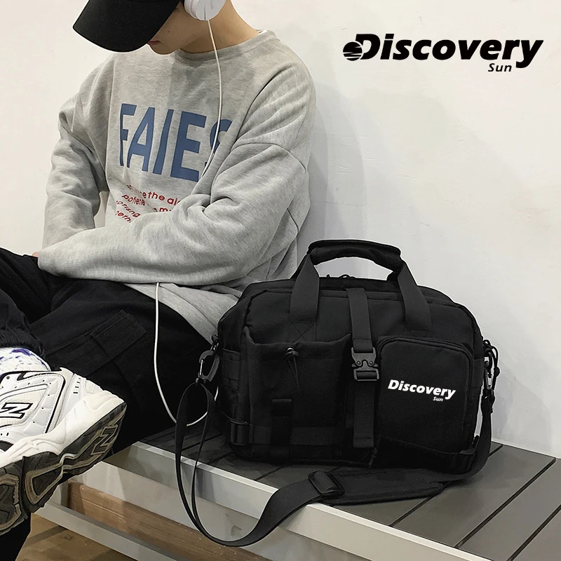 DISCOVERY-SUN Crossbody Bag Big Capacity Male Single Shoulder Bags Business Leisure Storage Women Crossbody Bag Men Shoulder Bag