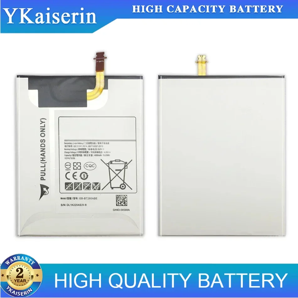 EB-BT280ABE 4000Mah Replacement Battery For Samsung Galaxy Tab A 7.0 SM T280 T285 SM-T280 Bateria Tracking Number