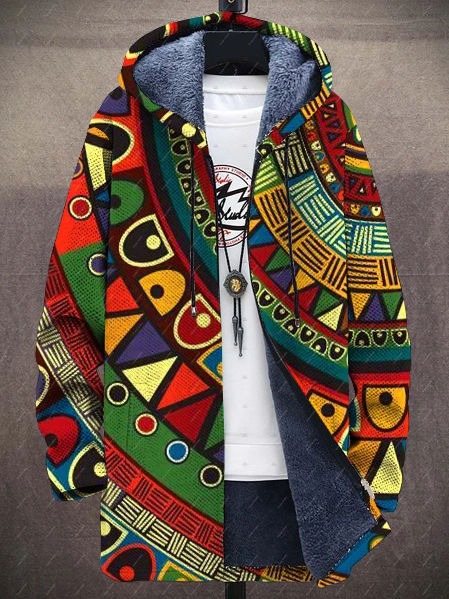 NewFashion Graffiti Gradient Colorful Tattoo Vintage Retro Harajuku 3DPrint Windbreaker Winter Overcoat Fleece Zipper Hoodies N1