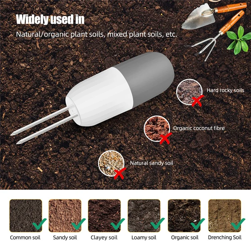 

B29C-Tuya Wi-Fi умный измеритель почвы, детектор температуры и влажности почвы, приложение с дистанционным управлением для садовых домашних ферм