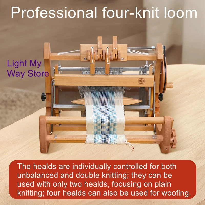 ZZ354 four-integrated desktop loom teaching aids adult handmade multi-purpose loom