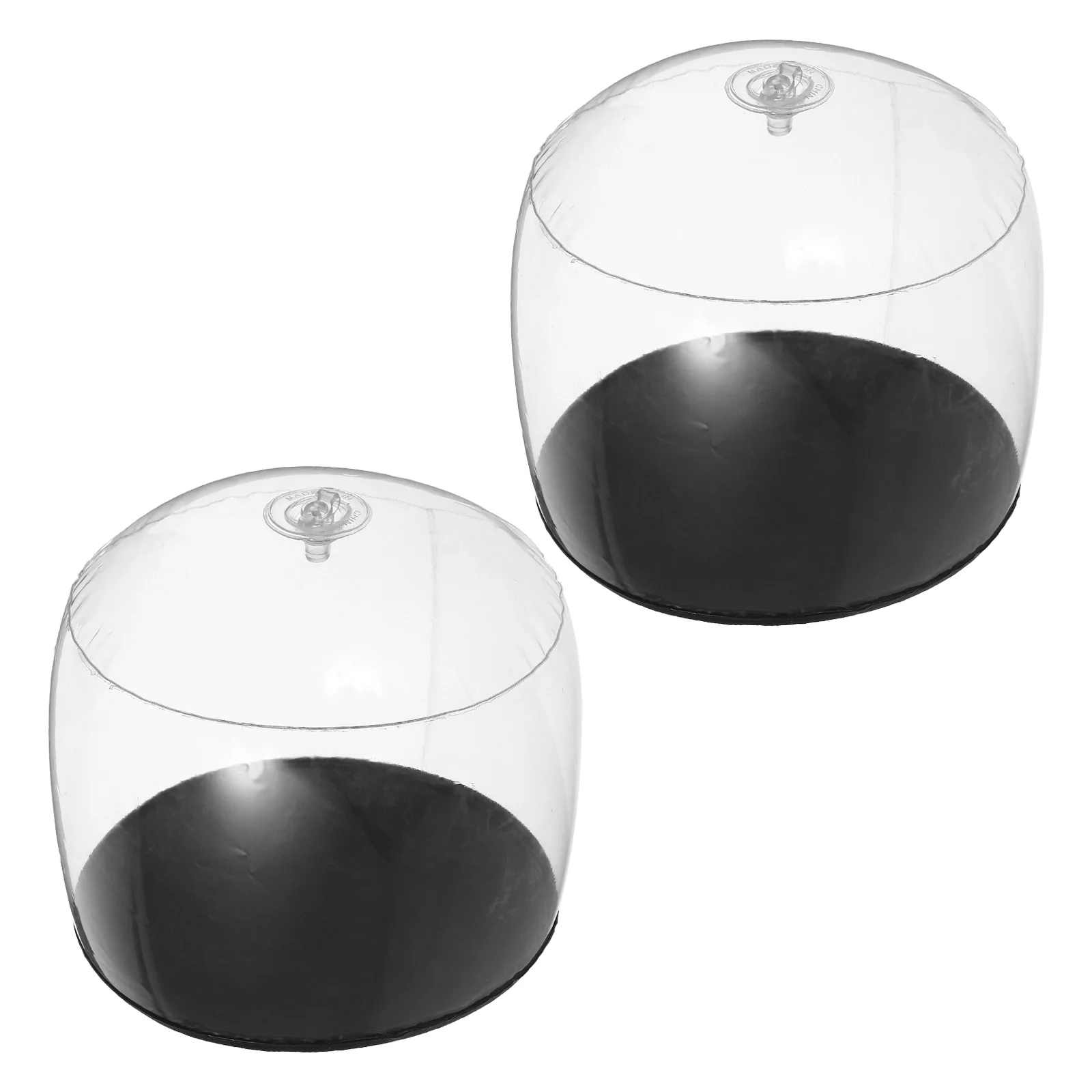 

2pcs PVC Inflatable Hat Shaper Cap Holder Display Stand Support Lightweight Compact for Round Hats Storage Rack