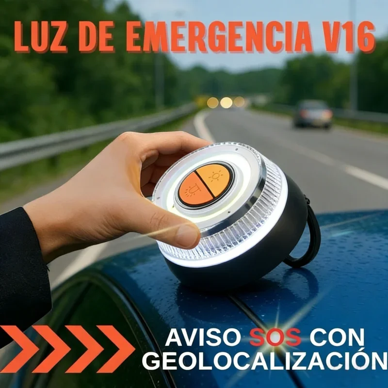 

Car Emergency Lights LED Warning Strobe Lights White Yellow Flash Strong Magnetic Induction Automotive Safety Accessories