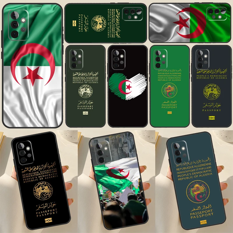 Algerian Algeria Passport For Samsung Galaxy A54 A34 A14 A52 S A12 A22 A32 A13 A33 A53 A73 A50 A71 A51 Phone Case