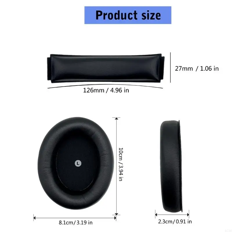 H7JF Earpads Coscada Padra da cabeça da cabeça para x Reparo fone ouvido x nuvem