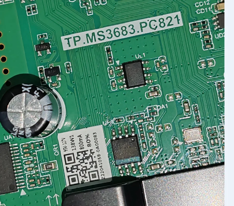 TP.MS3683.PC821 اللوحة الأم للتلفزيون ثلاثة في واحد 4K النقل مع جهاز التحكم عن بعد