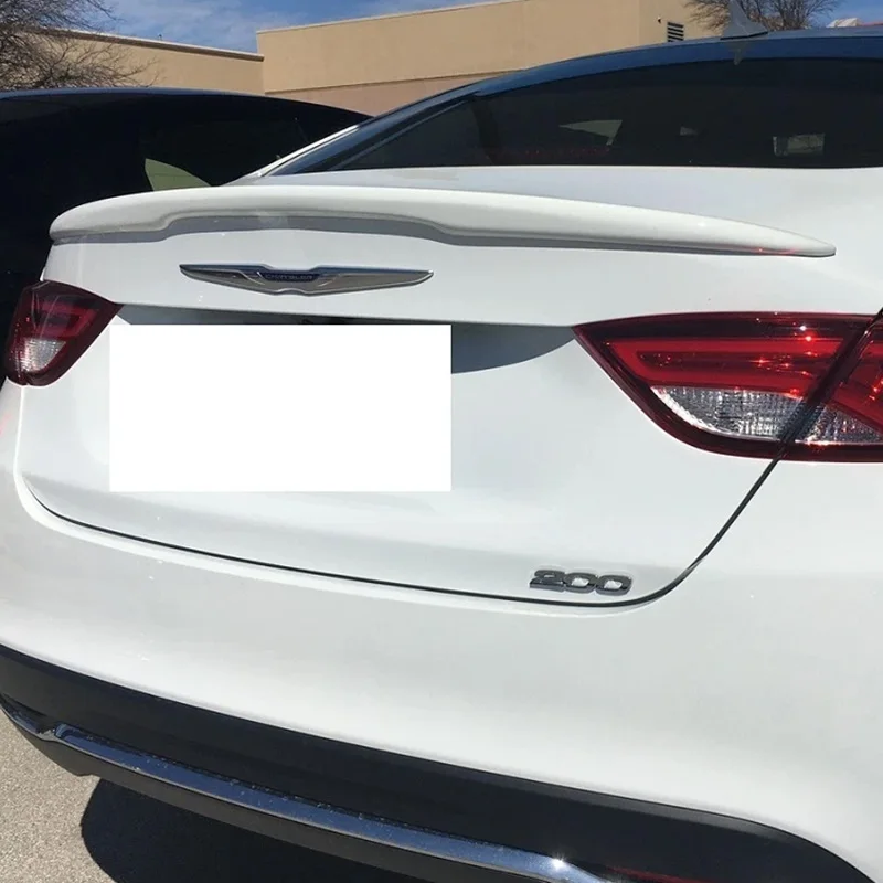 New Design 2015 To 2018 For Chrysler 200 200S Rear Mid & Roof Spoilers Wing Lip Cover High Quality ABS Gloss Black Cover