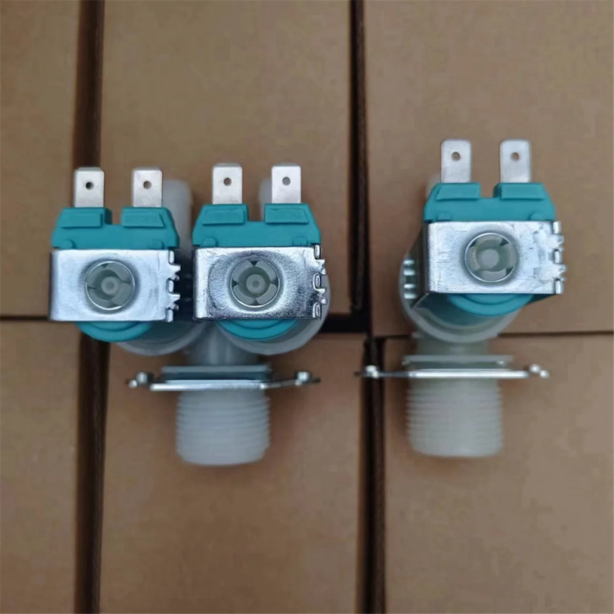 ชุดวาล์วน้ำเย็นและร้อนสำหรับเครื่องซักผ้า DC62-30312J และ DC62-30314K อะไหล่เครื่องซักผ้า Kenmore Samsung