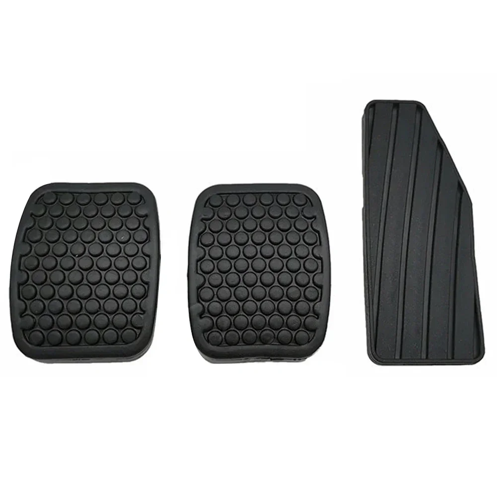 3Pcs Car Brake Clutch Accelerator Pedal Rubber Pad Cover for Suzuki Swift Samurai Sidekick Vitara Tracker 49751-79001