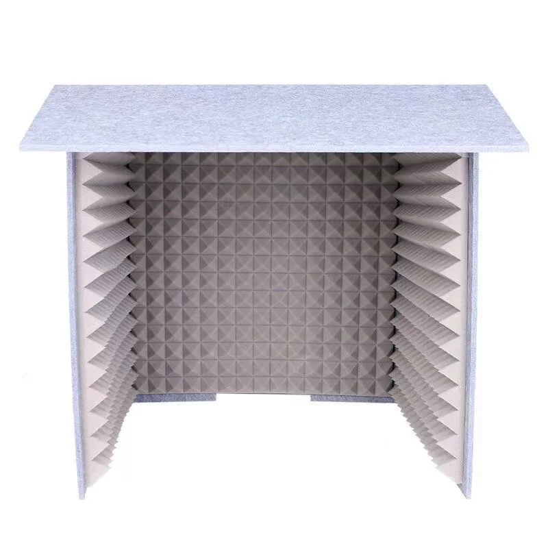 

Simple desktop sound insulation cover Himalayan sound live streaming host to eliminate room mixing recording artifact home