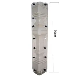 ABS Height 70cm Precast Square Concrete Plastic Baluster Molds for Garden or House