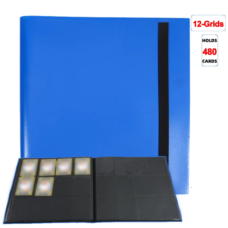 1Pc Card Binder 160/360/480 Trading Card Holder Boek PP Cover Bindmiddel Voor Kaarten Duurzaam Side laden Kaart Boek Met Gaming Kaarten