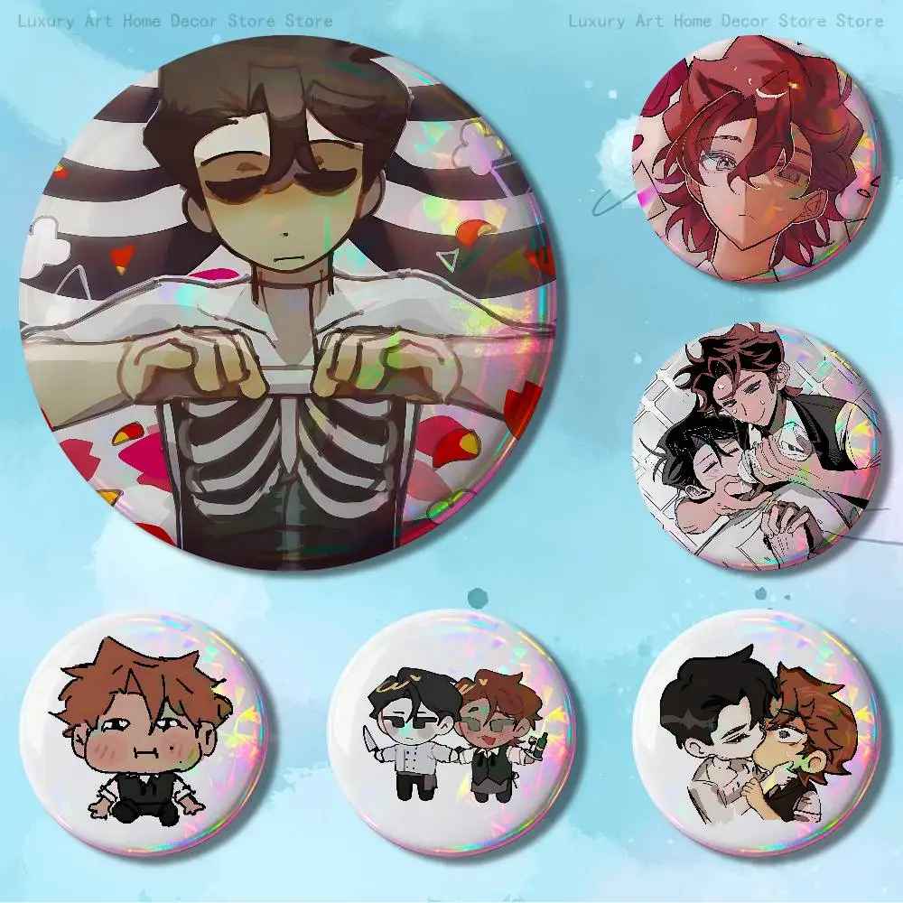 Vincent Rody D-Dead P-Plate Custom Badges 75mm 44mm 25mm Brooch Backpack Hat Enamel Pins Accessories Toys Gifts