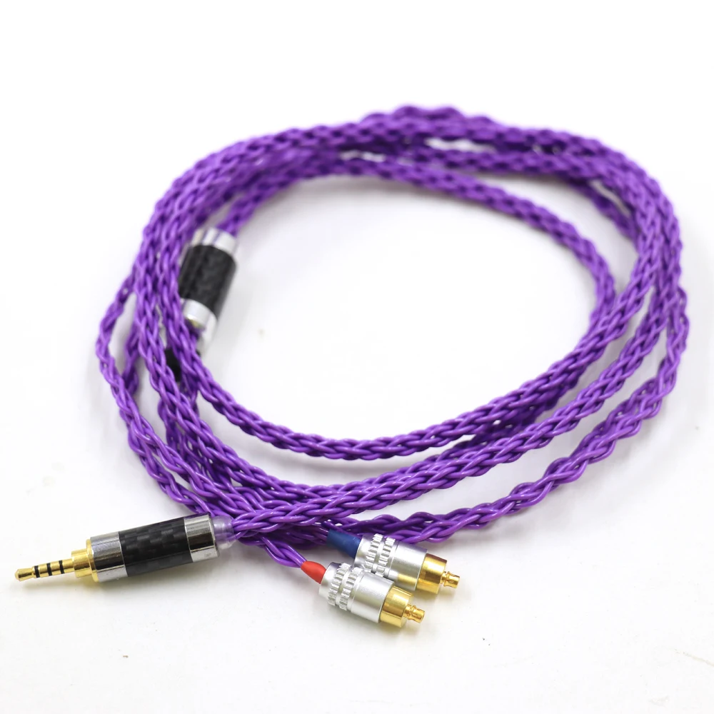 سماعة رأس هالداني رولاندبنفسجي واحدة كريستال فضي لسوني IER-M7 M9 Z1R استبدال ترقية الكابلات