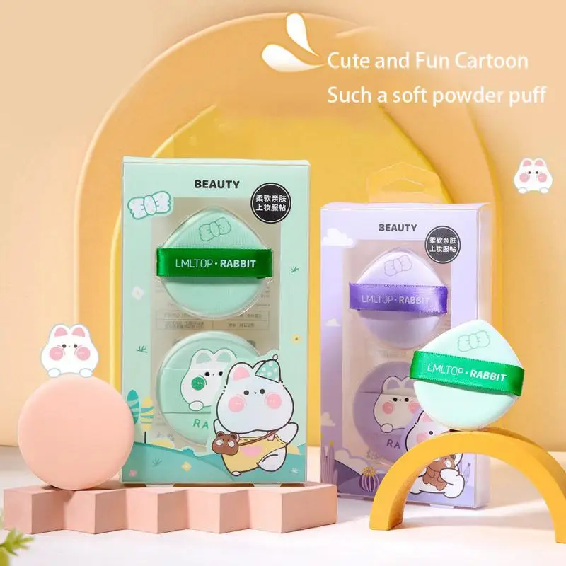 Marshmallow Puff Wet And Replacement Puff Makeup Splash Air Cushion Puff Antibacterial And Washable Green Makeup Sponge Soft