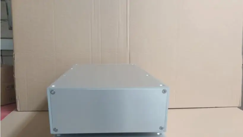 الفضة كامل الألومنيوم مكبر للصوت الضميمة ، Preamp الشاسيه ، PSU الحال ، لتقوم بها بنفسك ، 2309