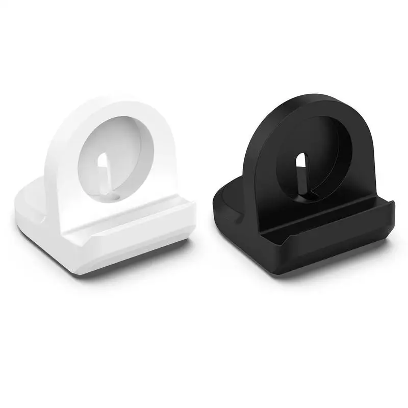 Silicone Charger Stand For Google PixelWatch 2022 Watch Charging Dock Charging Cable Station Charging Desktop Holder Accessory