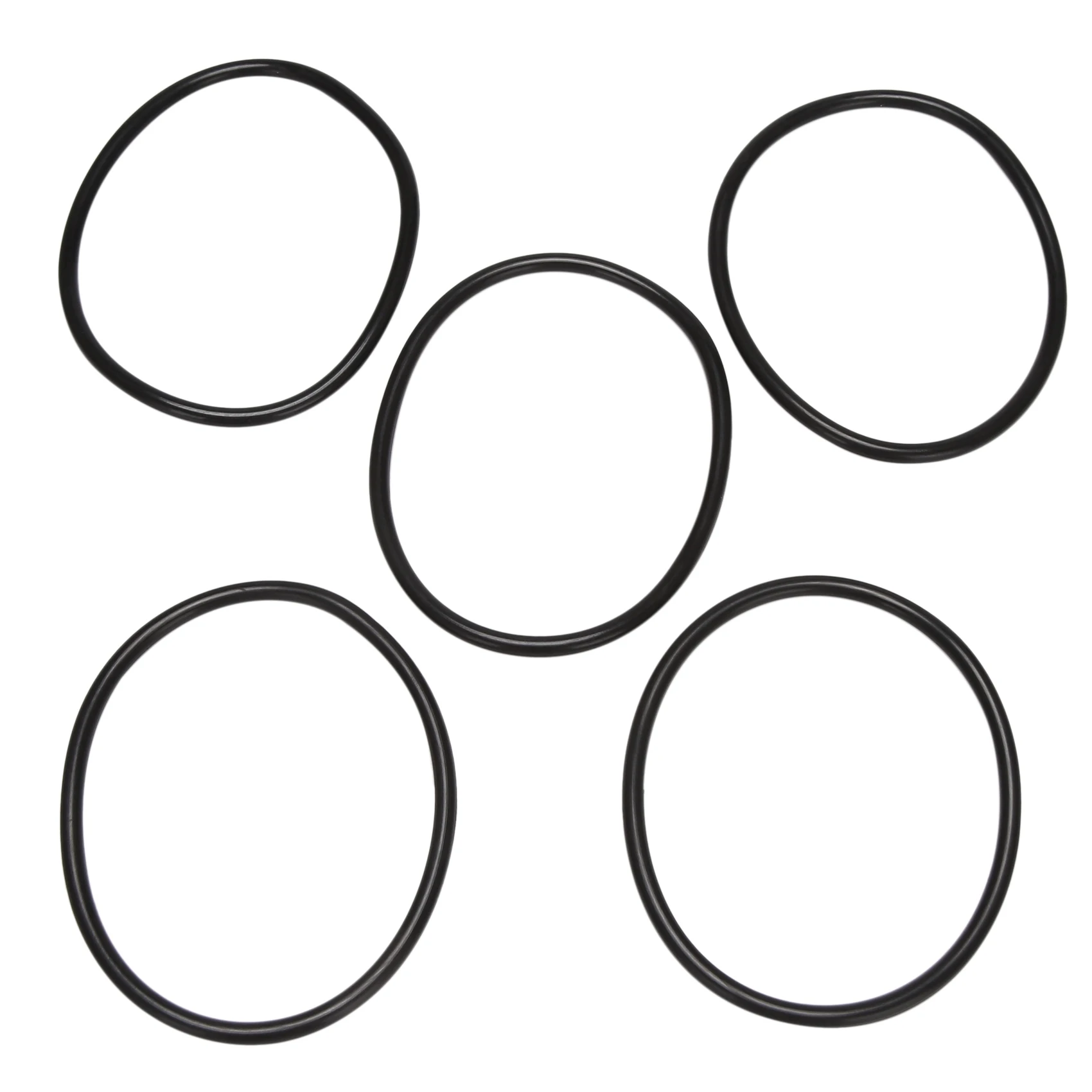 5 pieces 100 mm outer diameter 5 mm thick rubber seal oil-filtered O-rings