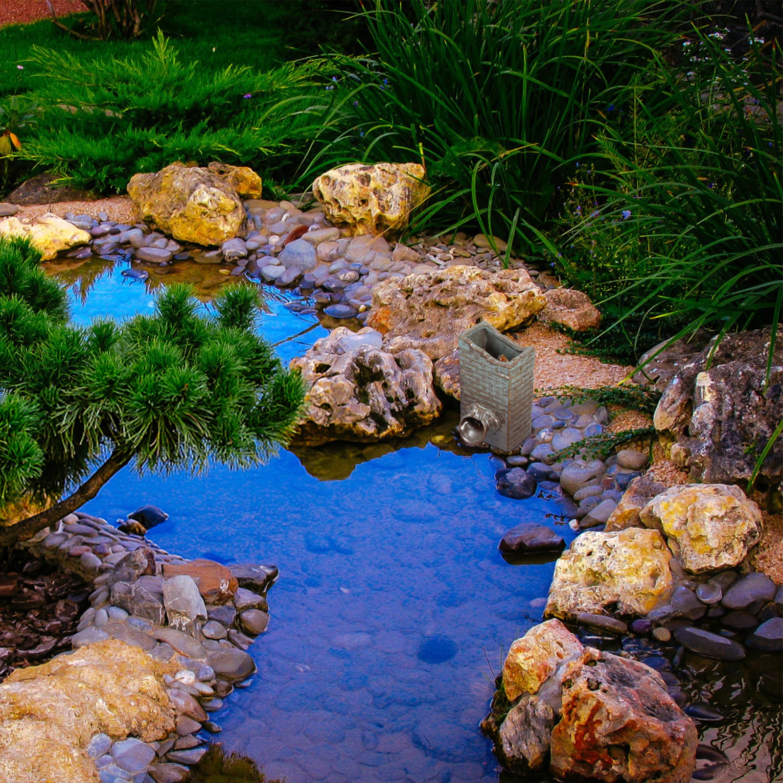 

Table Top Fountain Accessories Fish Tank Landscaping Tools Aquarium Decorations