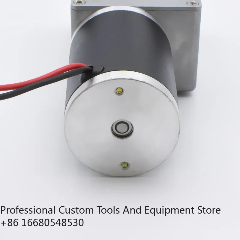 

LsTYHE Overall 500+ Reviews Powerful 12v 24v High Torque 20nm High Power 45w Low Speed 50rpm Brush Dc Worm Gear Motor with Ce Ro