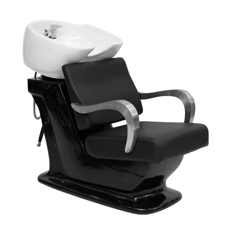 Spa Hairdressing Shampoo Chair Beauty Washing Hair Sink Professional Backwash Unit For Salon Silla Peluqueria Furniture XY50SC