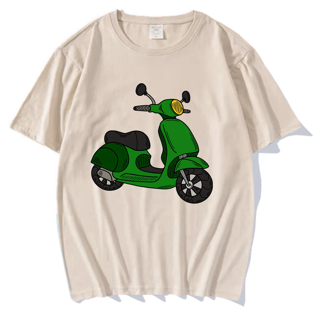 Green electric motorcycle lover t shirt y2k Minimalist Male Female Neutral Casual Original women ropa de mujer graphic shirt top