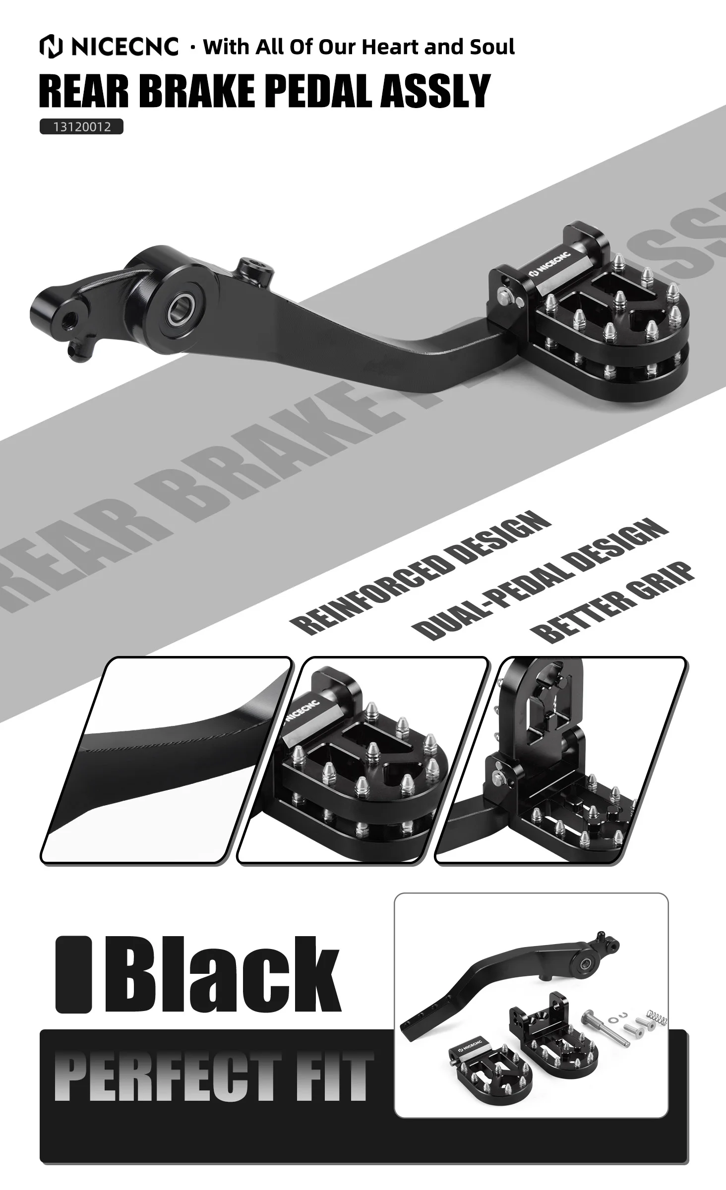 Für KTM 890 Abenteuer/R 790 Abenteuer/R 2021-2025 Schalthebel Hinten Bremspedal Für Husqvarna NORDEN 901 2022-2025 790 ADV – Detail 1