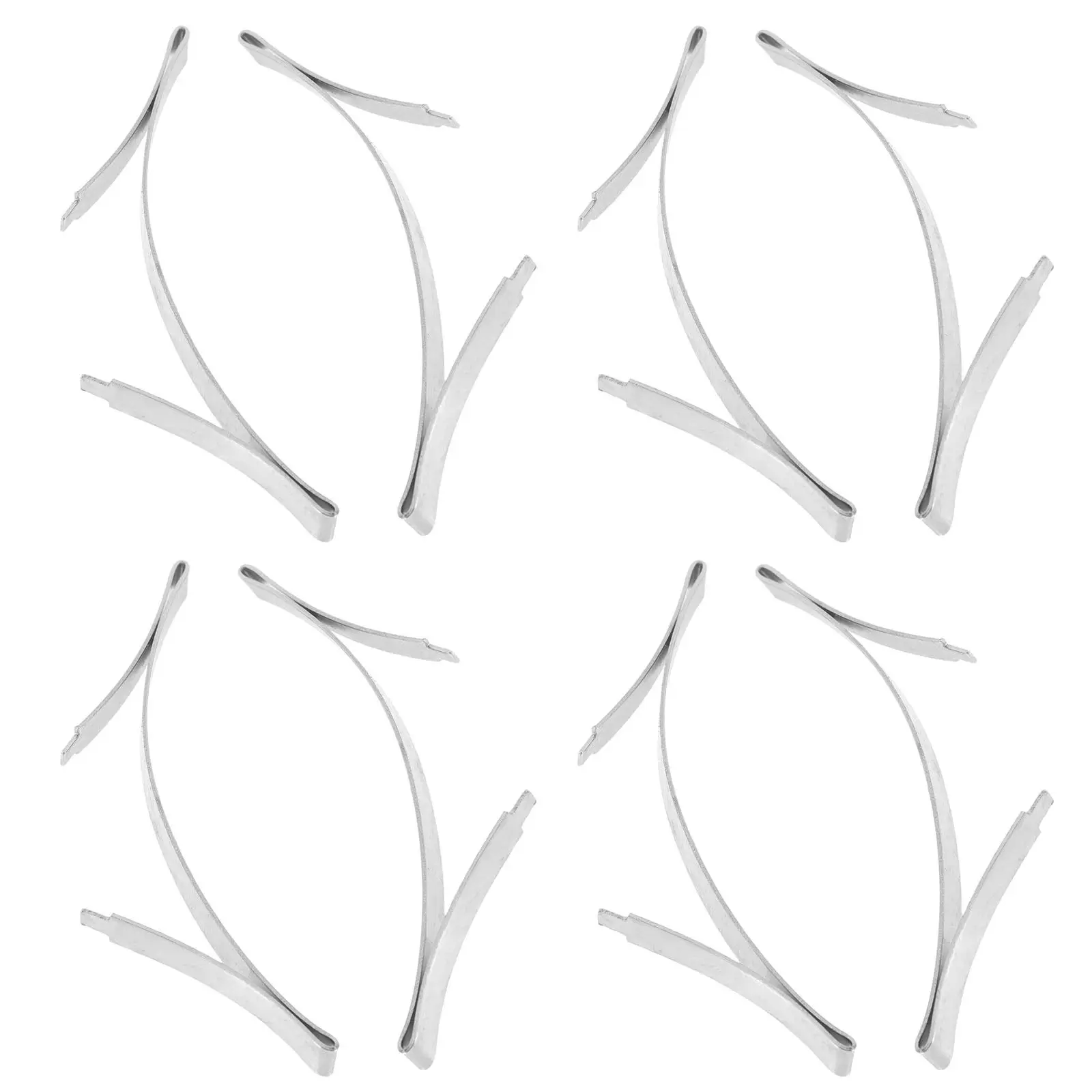 8pcs Sliding Door Bottom Positioner for Wardrobe Track – Heavy-Duty Manganese Steel Limiter with Buffer, Easy Install