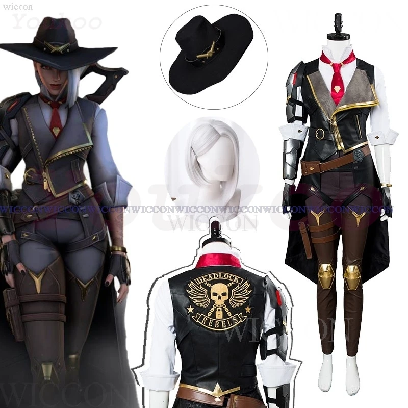 Game Overwatch Ashe Damage Hero Cosplay 