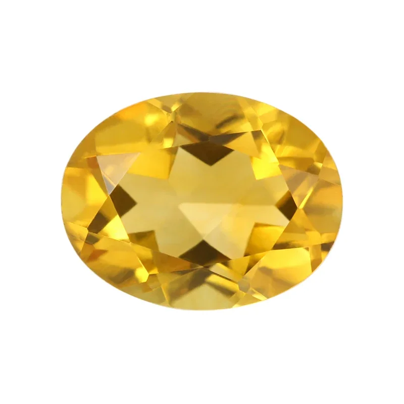 

Boxed Loose Yellow Sapphire Small Size Oval Faceted Cut Test Sapphire VVS Loose Gemstone for Jewelry Making Mohs Hardness Gems