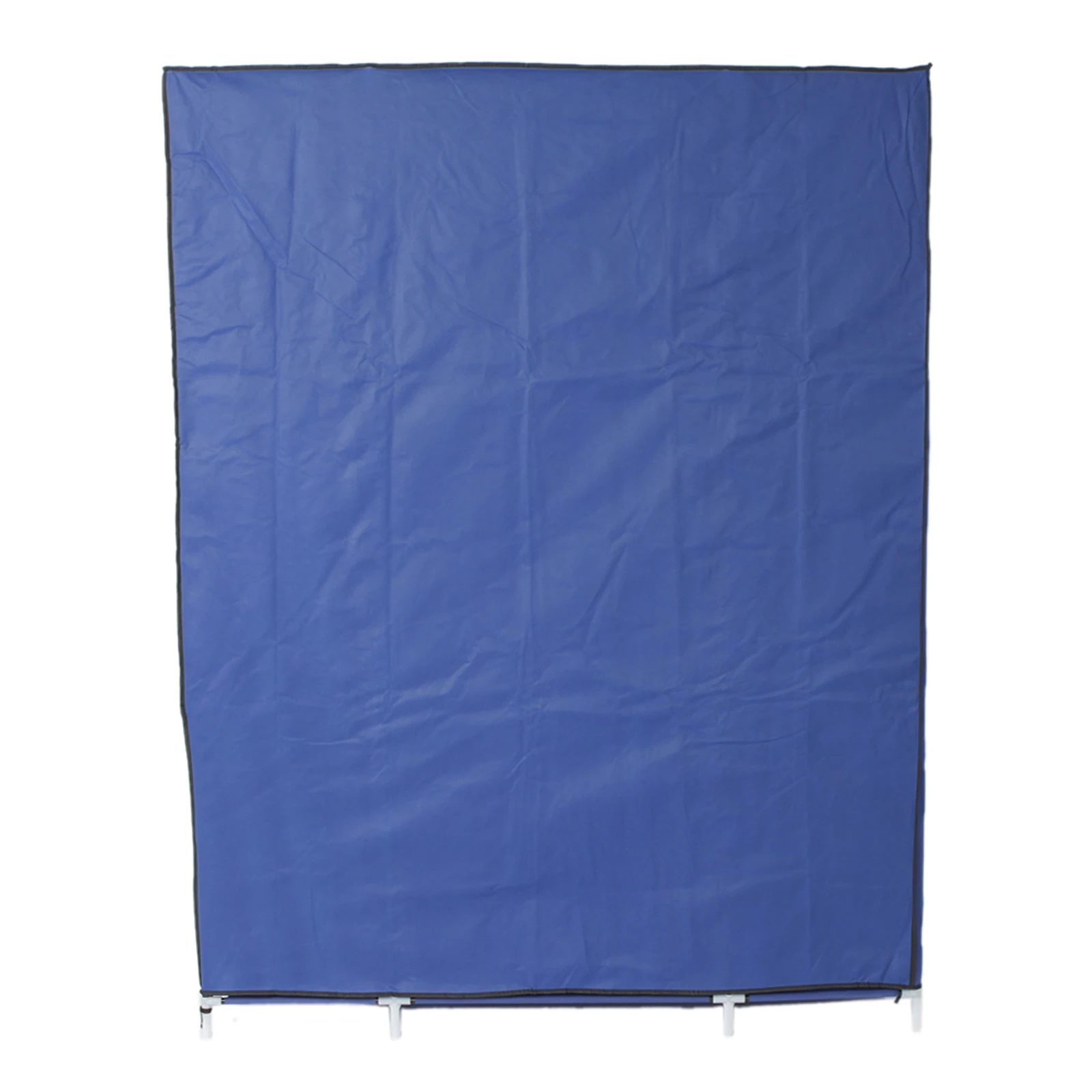 5-laags 12-compartimenten niet-geweven stof kledingkast draagbare kast marineblauw (133x46x170cm)